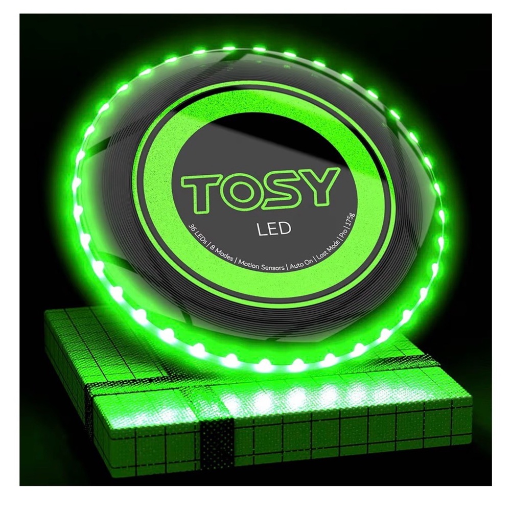 LED Flying Disc - Green